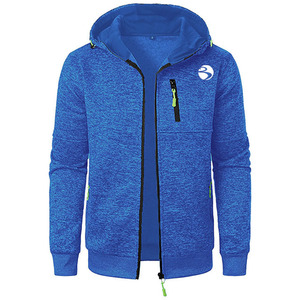 Sudadera con capucha de gimnasio de invierno para hombre hecha a medida Sudadera con capucha con cremallera para deportes con patrón sólido Material de algodón 100% caliente para deportes - Product Image 4