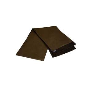 <b>Brown</b> Dotted Quilted Patterned Suede Smart Double Sided <b>Scarf</b> Shawl - Product Image 2