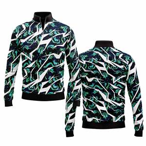 Chaqueta de sudor con cremallera de cuarto personalizada de alta calidad para hombres y mujeres, ropa deportiva para jóvenes, jersey de equipo de secado rápido - Product Image 1