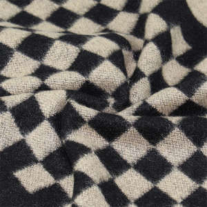 stylish sustainable <b>scarves</b> customized design 100 percent <b>knitted</b> fans <b>scarf</b> double sided football scarfs oem services - Product Image 4