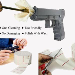 Parches de paño de limpieza táctico Riflee y Jags 4x2 Bore Cleaner Bolsas de accesorios para caza y uso de equipo - Product Image 2