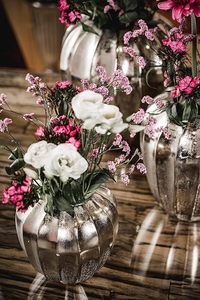 Vases de mariage en aluminium de la meilleure qualité Pot de fleur en métal indien fait à la main à bas prix - Product Image 3