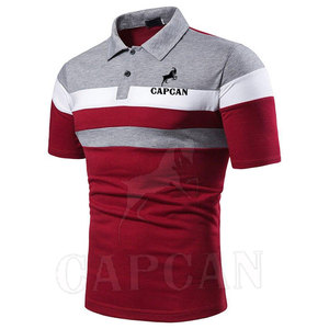 Street Wear Camisas de productos de alta calidad para hombres Camisas de golf para Polos de color personalizados con manga corta - Product Image 1