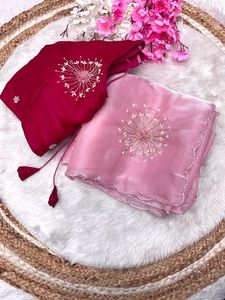 Dernier modèle de sari en satin de soie classique indien pour les fêtes de mariage, avec un chemisier exclusif, vêtements traditionnels pour femmes, vente de vêtements ethniques - Product Image 5