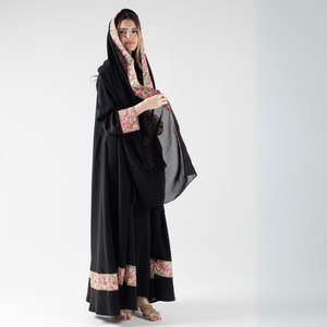 wholesale Exquisite Bulk Abaya Kaftan Lace Manufacturer <b>Cheap</b> Price Ceo Colorful Floral Embroidered Lace With Detailed Patterns - Product Image 4