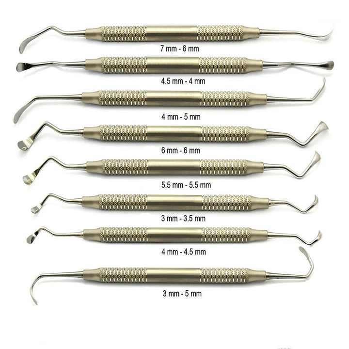 Supporting Tooth Instrument High Quality Dental Instruments Set Sinus Lift Elevators Curettes for ...