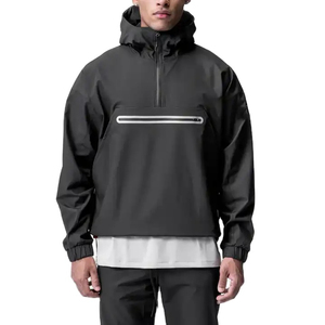 Personalizable Sudadera con capucha de los hombres Casual con cremallera al aire libre Rushing Wear Windbreaker Chaquetas con capucha a prueba de agua - Product Image 3