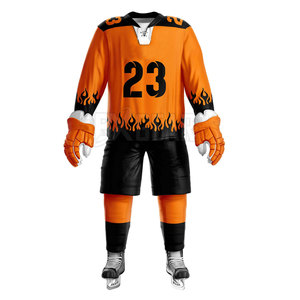 Uniforme de Hokey de hielo resistente adecuado para diseño de tela protectora y transpirable deportiva con logotipo personalizado - Product Image 2