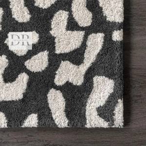 Tapis moderne en laine tufté à la main de haute qualité Design léopard gris blanc de taille personnalisée pour sol de salle à manger et de salon - Product Image 4