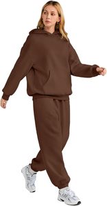Survêtement d'hiver durable et élégant à capuche de couleur unie pour hommes pour le fitness à la mode et les vêtements de tous les jours - Product Image 4