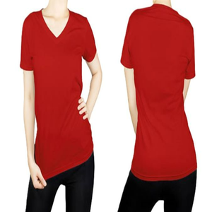 เสื้อยืดคอกลมแขนสั้นผ้าฝ้ายออร์แกนิค 100% สำหรับผู้หญิง สีเขียว ใช้ซ้ำได้ เป็นมิตรกับสิ่งแวดล้อม แห้งเร็ว ระบายอากาศได้ดี เหมาะกับทุกฤดู - Product Image 3