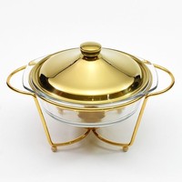 Plat à Chafing de serveur de Caviar plaqué argent ce superbe serveur de Caviar plaqué argent nouveau Design plat à Chafing en acier inoxydable en métal