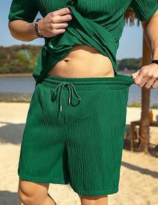 ชุดเซ็ตสองชิ้น เสื้อแขนสั้น กางเกงขาสั้น ผู้ชาย สไตล์ลำลอง ใส่สบาย ดูดี หรูหรา สำหรับฤดูร้อน - Product Image 4