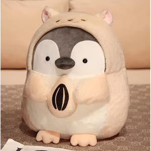 Peluche de Pingüino Rosa de 8 Pulgadas con Semillas de Girasol, Cojín y Almohada para Niños, Relleno de Algodón PP, Unisex, para Niños de 2 a 4 Años - Product Image 2