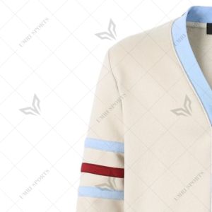 Sudadera Personalizada de Kankakee Kays High School, Invierno, Informal, Tejida, con Apliques, Forro Polar, Logotipo de Chenille, Botones Frontales, Unisex - Product Image 3