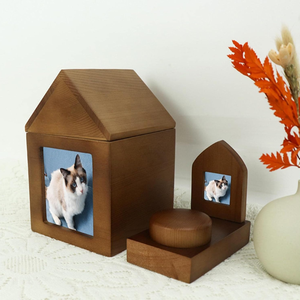 กล่องไม้สำหรับสัตว์เลี้ยงโกศภาชนะขี้เถ้าจากเวียดนามดีไซน์ไม่เหมือนใคร - Product Image 4