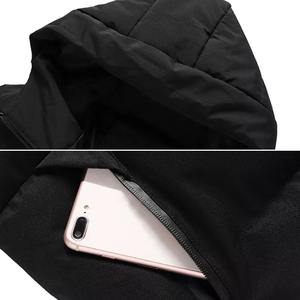 Warm Premium Unisex Puffer Jacket with Front Pocket <b>Waterproof</b> Windproof Breathable <b>Canvas</b> Fabric OEM/ODM Service - Product Image 2
