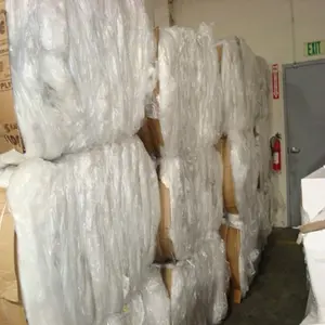 Prezzo di fabbrica vergine ad alta densità polietilene HDPE LDPE LLDPE GPPS PP PE Film plastico naturale rottami prezzo basso