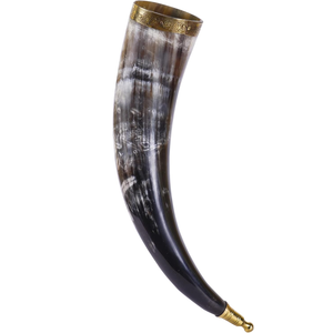 Corne à boire artisanale inspirée du mythe nordique, avec revêtement alimentaire sûr, écologique, pour cosplay animalier, viking, fantastique - Product Image 4