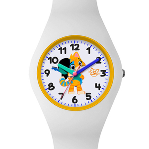 Montre-bracelet éducative en silicone hypoallergénique fabriquée en italie pour apprendre tout en s'amusant - Product Image 1
