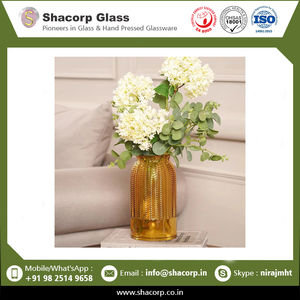 คอลเลกชันล่าสุดแจกันแก้วออกแบบโต๊ะสำหรับตกแต่งบ้าน - Product Image 2