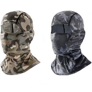Masque facial en polyester sublimé de haute qualité Masque de ski imprimé personnalisé Masque de ski cagoule pour sports de plein air - Product Image 1