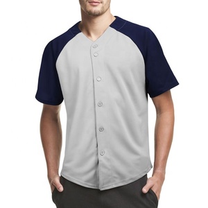 Venta al por mayor personalizado sublimación camisetas de béisbol poliéster uniformes de gran tamaño camisas para equipos ropa deportiva camiseta de béisbol - Product Image 1