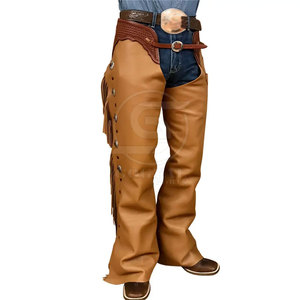 Chaps en cuir pour hommes à prix de gros, fabrication sur mesure, dernier design, respirant - Product Image 1