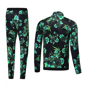 Survêtement de sport d'hiver de haute qualité pour hommes, ensemble de jogging à capuche élégant avec motif solide, grande taille - Product Image 2