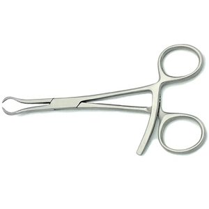 Fórceps de reducción de hueso, fórceps de sujeción de hueso de acero inoxidable quirúrgico curvo ortopédico de 5,5 pulgadas, tarifa al por mayor personalizada - Product Image 4