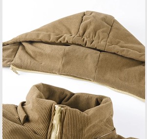 Veste d'hiver pour homme à la vente chaude, coupe ample, épaisse, chaude, en coton, parka longue surdimensionnée, résistante à l'eau, coupe-vent, duvet de canard blanc - Product Image 2