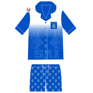 Custom Greek Zeta Phi Beta Sorority Clothing Chenille Embroidered Satin <b>Pyjama</b> Sleepwear Set Loungewear PJ Greek Paraphernalia - Product Image 4