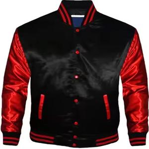Chaqueta Universitaria Gruesa para Hombre, Chaqueta Bomber con Forro Polar y Capucha para Salidas Informales, Diseño Deportivo con Parches Bordados - Product Image 5