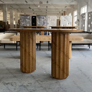 Mesa de <span class=keywords><strong>Bar</strong></span> para Eventos y Fiestas, Diseño Contemporáneo, Madera Sólida Natural de Alta Calidad - Product Image 4