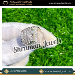 Luxury Men's Championship <b>Ring</b> Exclusive 9.07 TCW 29.1 Grams VVS1 Moissanite Diamond Beautiful <b>Iced</b> Hip Hop Silver <b>Ring</b> Wedding - Product Image 6