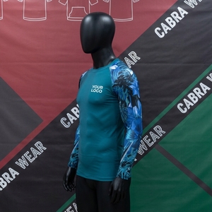 Camiseta Deportiva de Manga Larga para Hombre, Personalizable, Transpirable, Ecológica, 100% Poliéster, 220g, con Estampado por Transferencia de Calor - Product Image 3