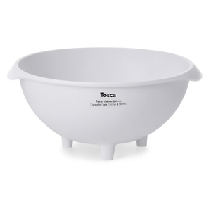Passoire Tosca 28 cm, blanc et gris à motifs, passe au lave-vaisselle, passoire de cuisine - Product Image 2