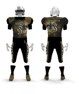 Sublimación 2024 cómodo uniforme de fútbol americano ropa deportiva uniforme de fútbol americano personalizado ropa deportiva al por mayor - Product Image 3