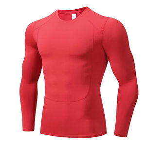 Chemise de gymnastique Premium hommes Compression à manches courtes coupe serrée vêtements de sport séchage rapide athlétique Fitness entraînement t-shirt d'entraînement - Product Image 6