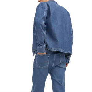 Nueva llegada chaquetas de mezclilla de calidad superior 2025 al por mayor chaqueta de mezclilla transpirable de WAKIN WEAR - Product Image 2