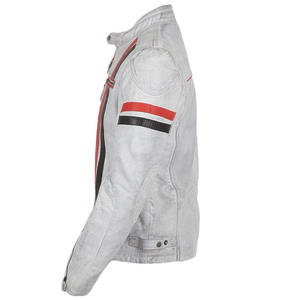 Blouson en cuir matelassé pour homme, hiver, toile, cuir de vache, imperméable, à capuche, doublure respirante, vêtements d'extérieur, style moto et motard - Product Image 2