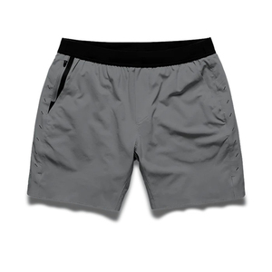 Pantalones cortos deportivos de algodón de alta calidad 2024 para hombre y mujer, pantalones cortos de gimnasio de poliéster cómodos con Cintura elástica de Color hierro, calle alta - Product Image 1