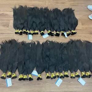 Los mejores productos, cabello a granel de un donante para bebés, 100% extensiones de cabello Remy vietnamita, sin químicos, sin desprendimiento, sin enredos, listo para enviar - Product Image 2