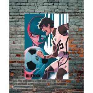 Affiche d'anime Blue Lock, Jinpachi Ego & Yoichi Isagi, duo dynamique, affiche Lock - Product Image 2