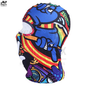 Balaclava de ski avec logo imprimé numérique personnalisé, respirant, imperméable, 100% coton, unisexe, haute qualité, fabriqué au Pakistan - Product Image 4