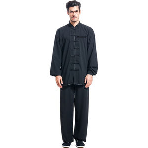 Uniformes de Kung Fu al por Mayor con Logotipo Personalizado, Ligeros, de Secado Rápido, Elásticos, Transpirables, de Color Sólido, OEM ODM - Product Image 3