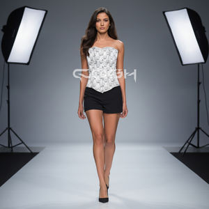 Corset surbuste personnalisé en satin argenté avec inscription imprimée |   Fabricant de Corsets de Luxe à Baleines en Acier pour la Vente en Gros - Product Image 4