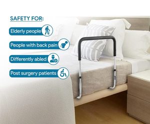 Tốt nhất trong lớp y tế có thể điều chỉnh giường đường sắt-cạnh Giường Mùa thu phòng ngừa lấy thanh di động viện trợ cho người cao niên cao tuổi, người tàn tật - Product Image 6