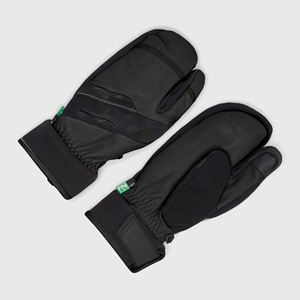 Leather Premium unisex <b>waterproof</b> ski <b>gloves</b> with <b>thermal</b> insulation - Product Image 2