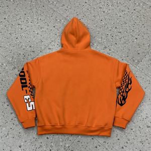 Tùy Chỉnh In 100% Bông Boxy Đầy Đủ Zip-up Áo Cho Nam Giới 420 GSM Nặng <span class=keywords><strong>Jersey</strong></span> Lông Cừu Phía Trước Logo Vị Trí - Product Image 2